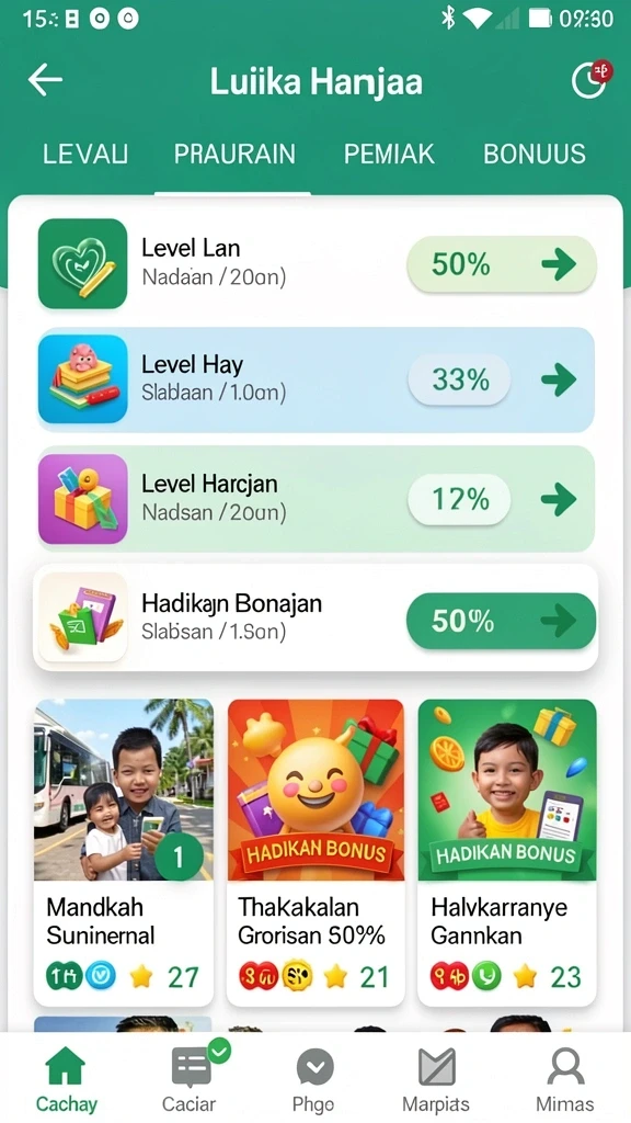 Tampilan antarmuka yang menarik dan mudah dinavigasi.