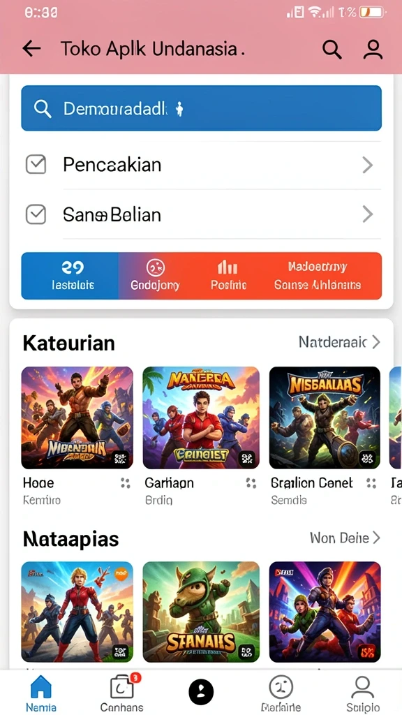 Beragam karakter unik untuk dipilih dalam permainan.