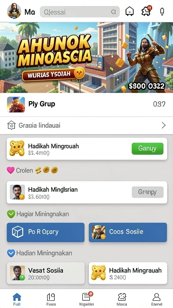 Tampilan antarmuka yang menawan dan mudah digunakan.