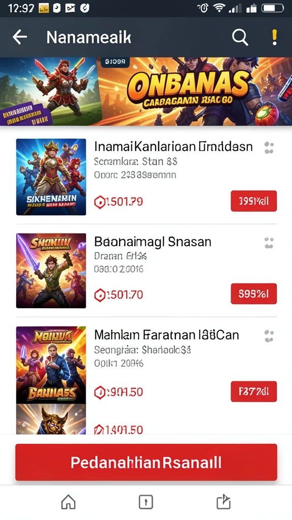 Tampilan grafik yang memukau dan berwarna-warni.