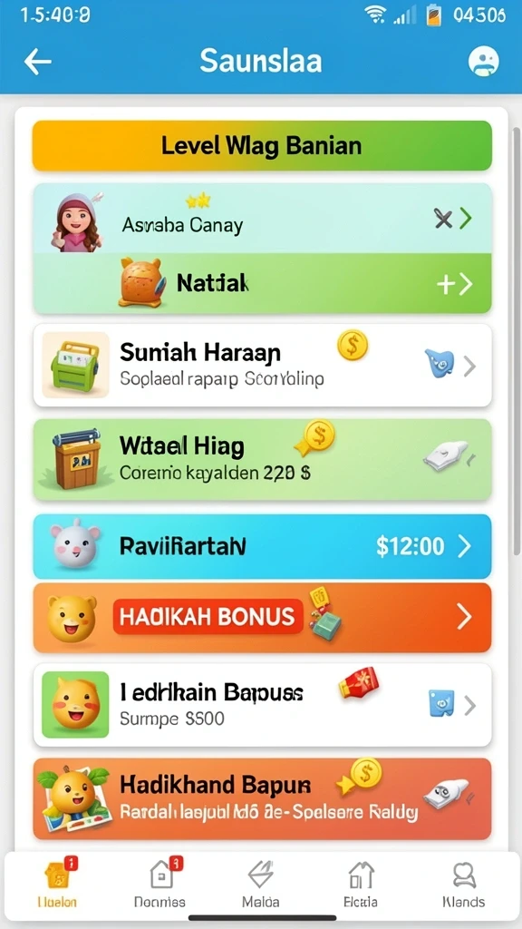 Pengalaman bermain yang seru dan menyenangkan.
