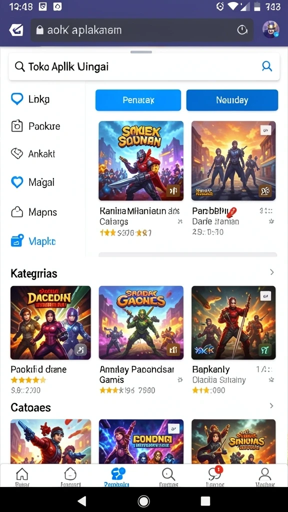Tampilan antarmuka yang menarik dan mudah digunakan.