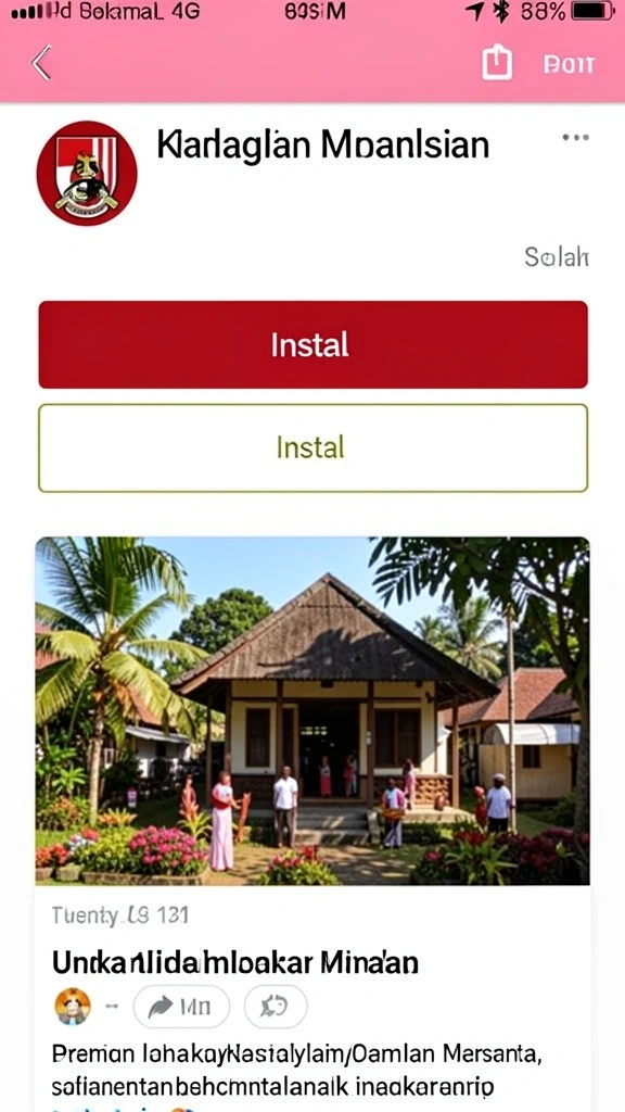 Tampilan antarmuka yang ramah pengguna.