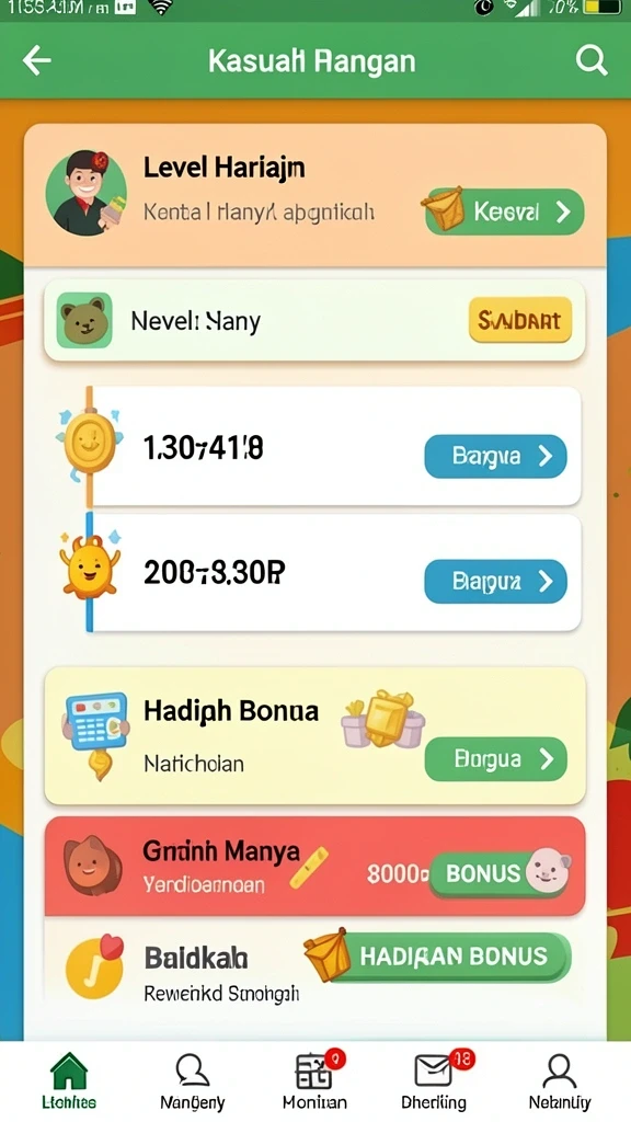 Tampilan antarmuka yang menarik dan mudah dipahami.