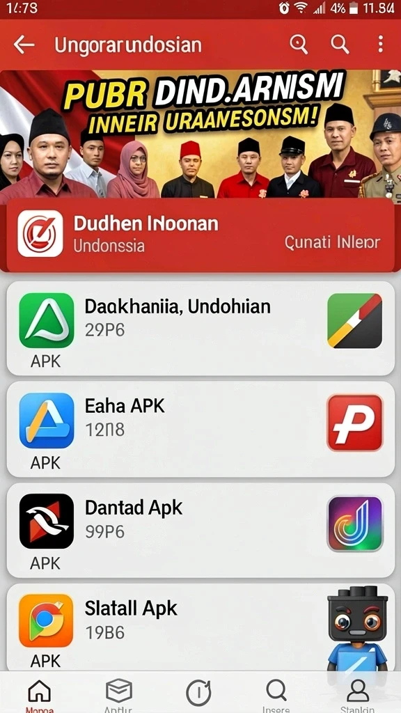 Tampilan antarmuka aplikasi DEWA1000 yang menarik.