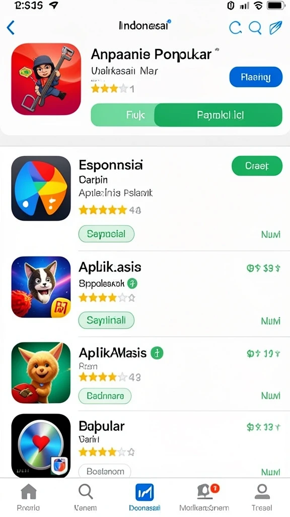 Tampilan grafis yang memukau dan berwarna-warni.