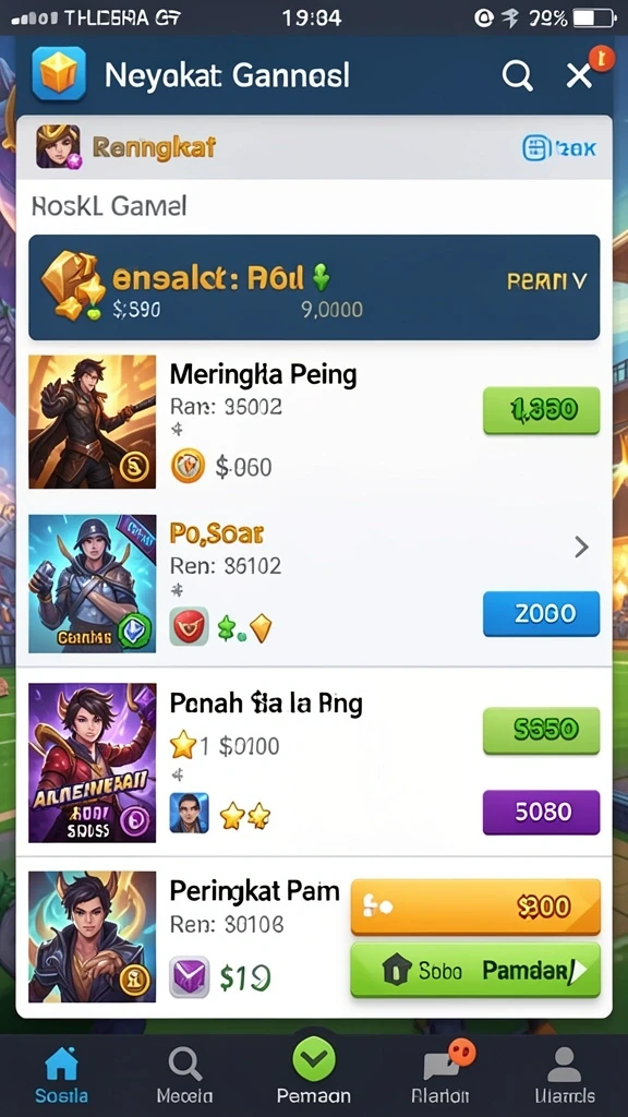 Gameplay F32 yang responsif dan intuitif.