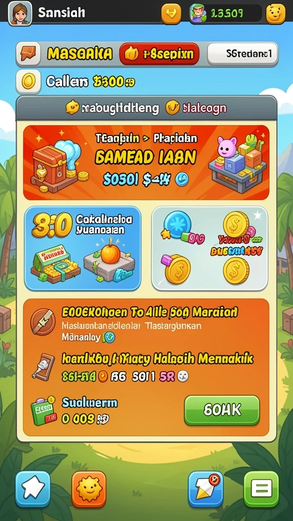 Tantangan harian yang menarik dengan hadiah berharga.