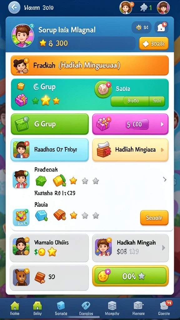 Level yang beragam dengan tantangan menarik.