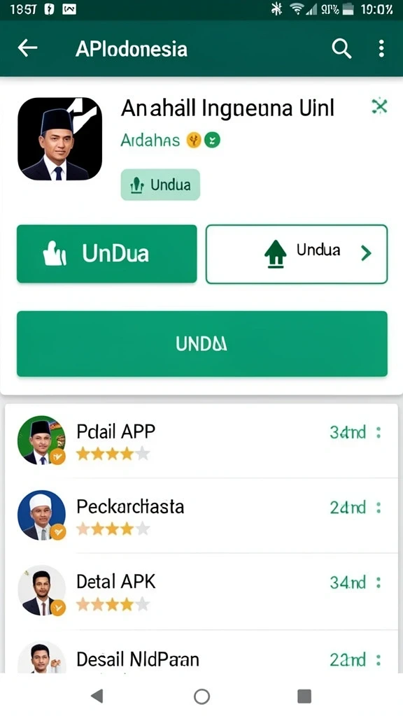Tampilan level permainan yang beragam dan menantang.