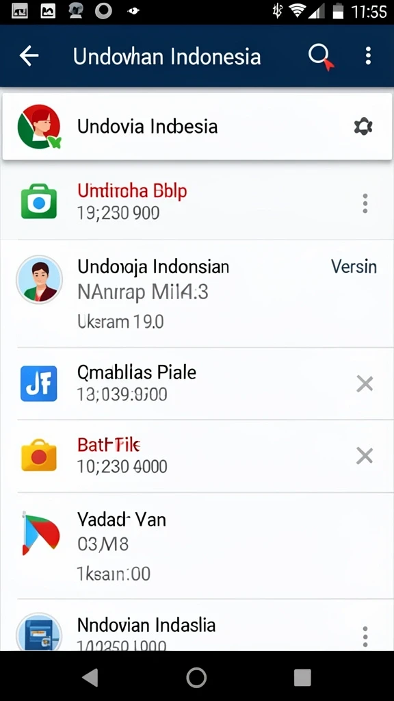 Screenshot menampilkan variasi permainan seru yang dapat dimainkan.