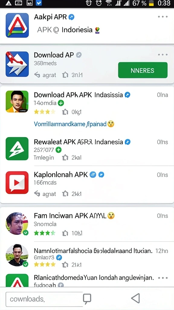 Grafis menawan dengan karakter yang beragam dan menarik.