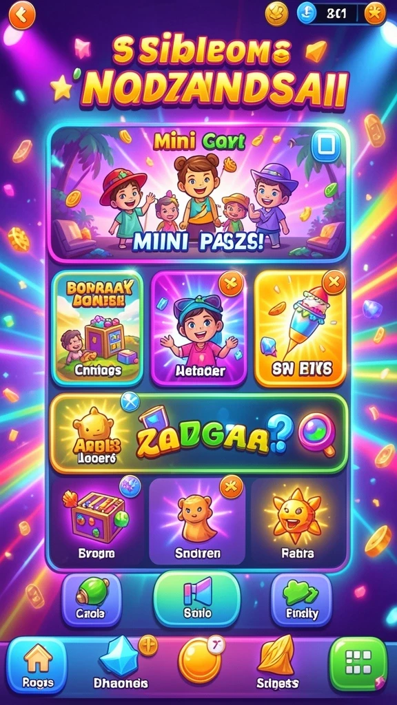Highlight fitur permainan dengan grafis yang menarik.