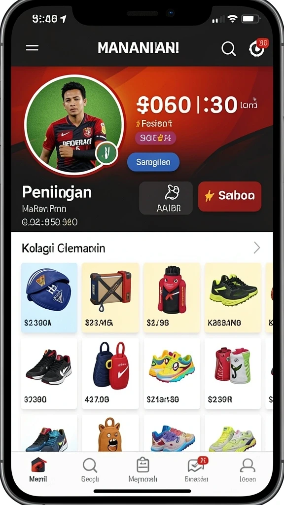 Tampilan antarmuka yang intuitif dan menarik.