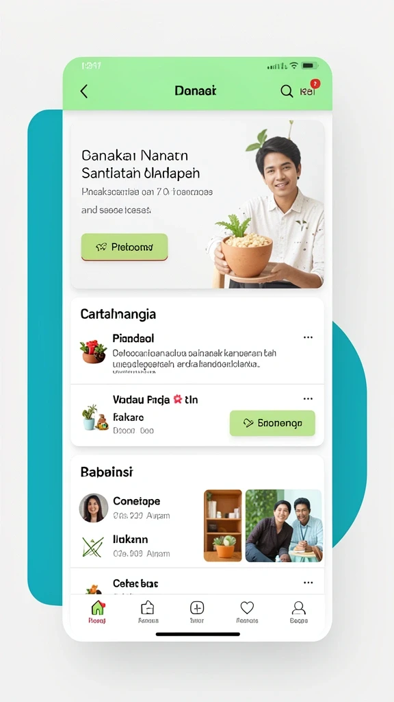 Tampilan antarmuka utama yang menarik dan mudah dinavigasi.