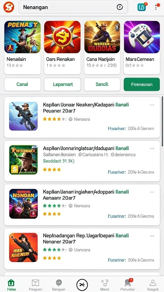 Karakter unik dengan kemampuan berbeda.