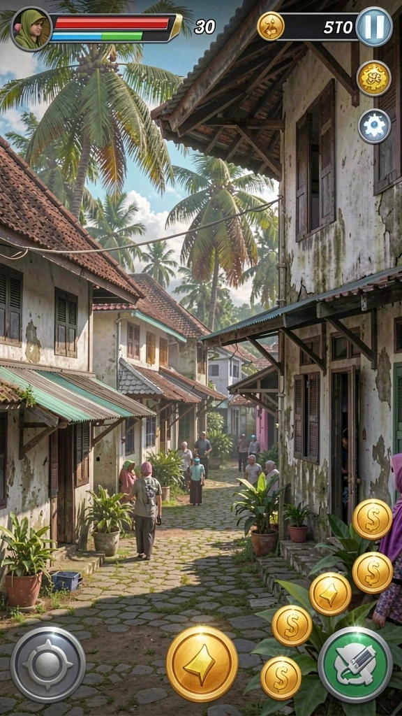 Screenshot menampilkan berbagai tema permainan yang tersedia.