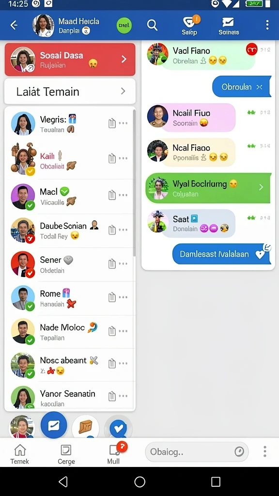 Mode multiplayer yang memungkinkan bermain bersama teman.