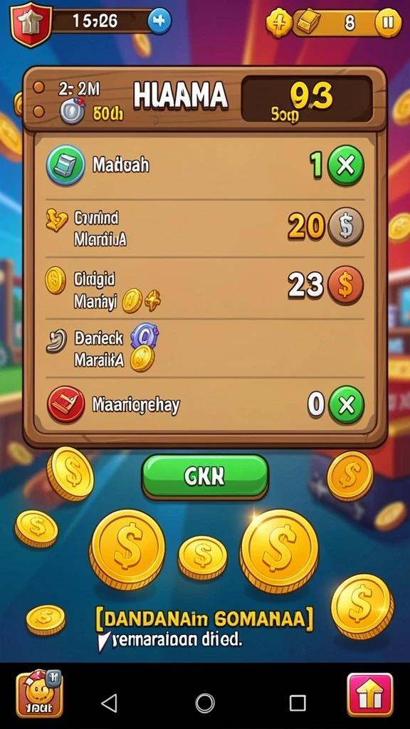 Tampilan antarmuka yang user-friendly dan menarik.