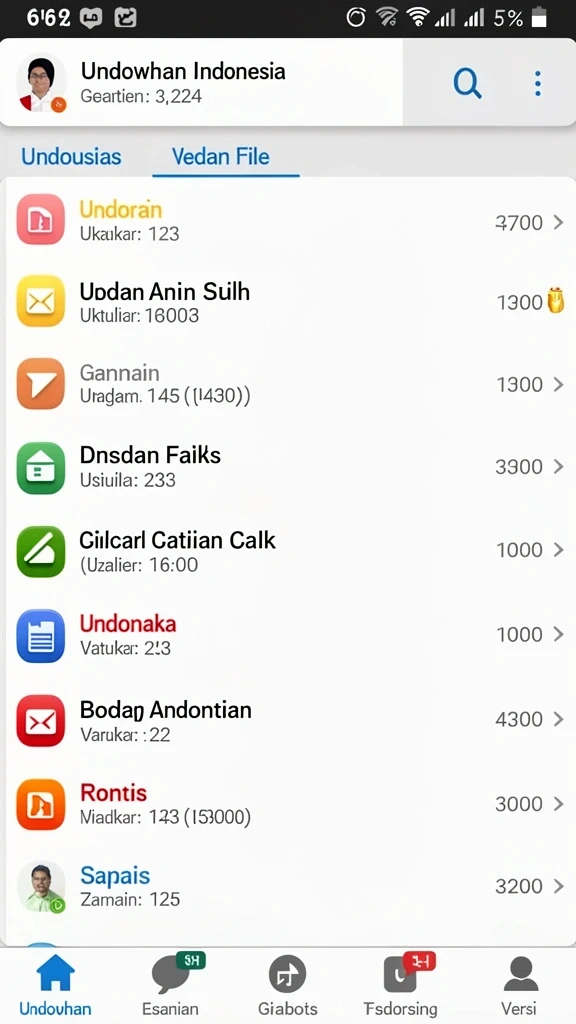 Tampilan karakter yang penuh warna dan detail.