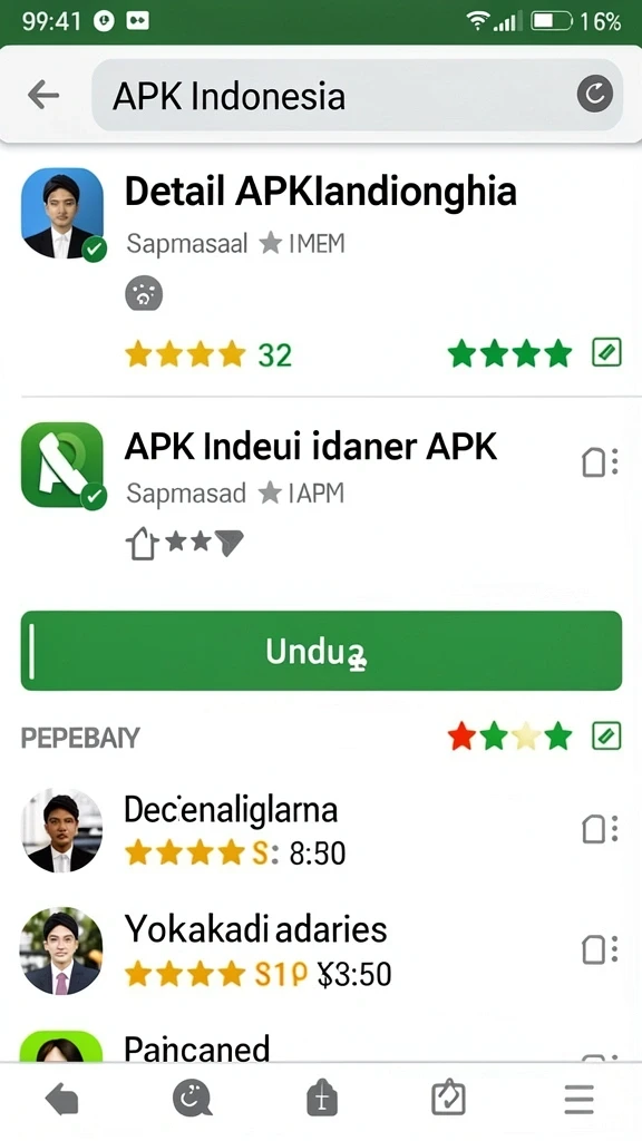 Tampilan antarmuka yang intuitif dan menarik.