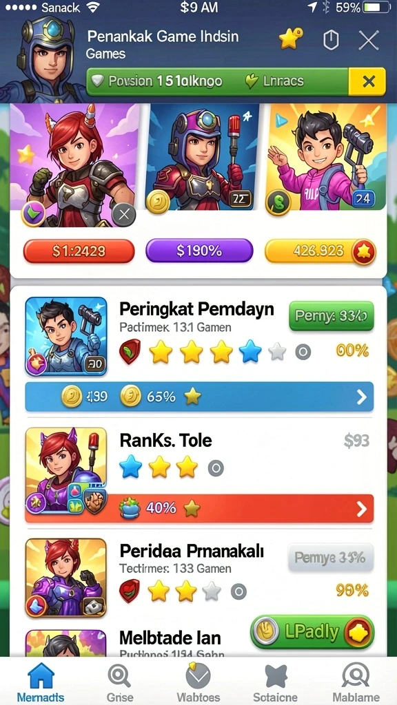 Fitur sosial untuk tantangan bersama teman.