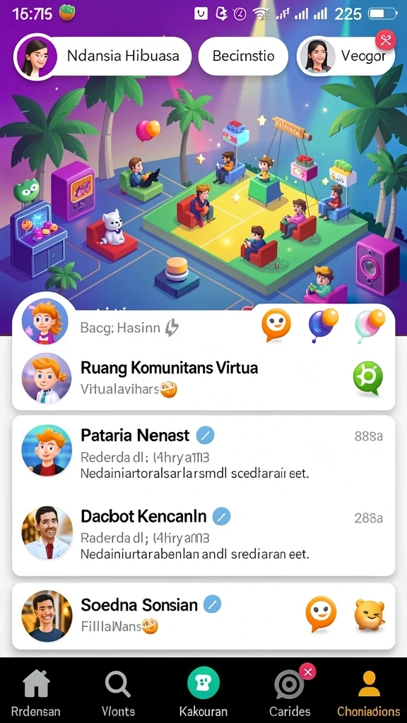 Tampilan antarmuka yang user-friendly dan menarik.