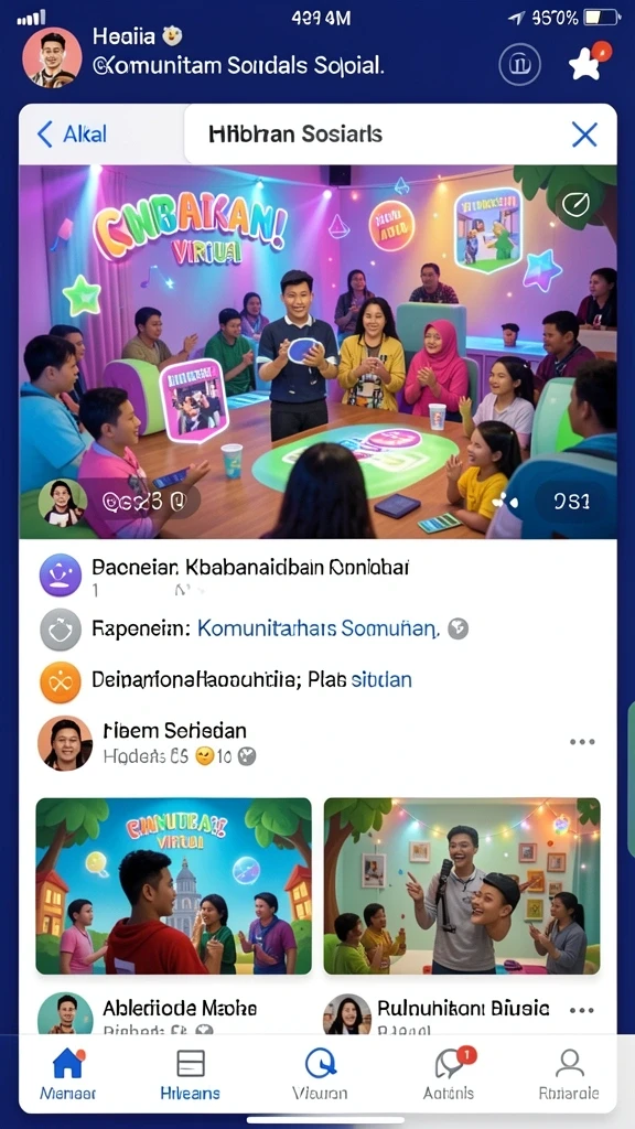 Tampilan awal OMUTOGEL yang menarik dan intuitif.