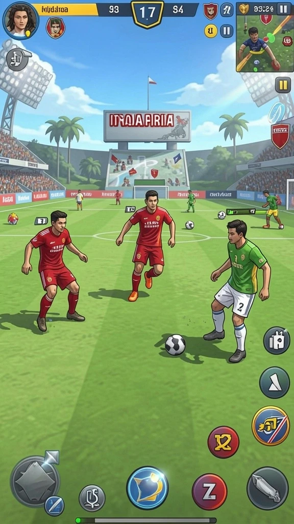 Screenshot momen permainan yang menegangkan.