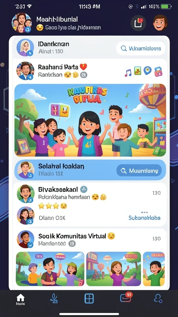Fitur kolaborasi dengan teman-teman yang menyenangkan.