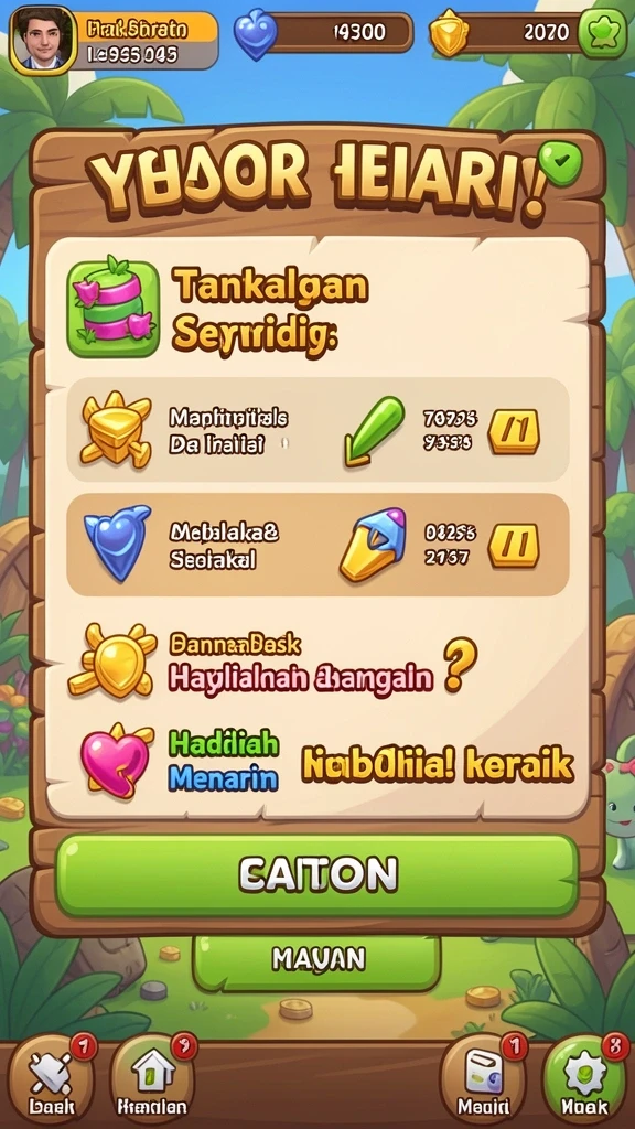 Tampilan antarmuka yang menarik dan mudah dipahami.