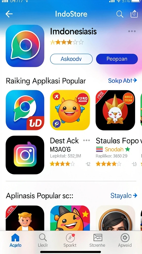 Beragam jenis permainan menarik untuk dimainkan.
