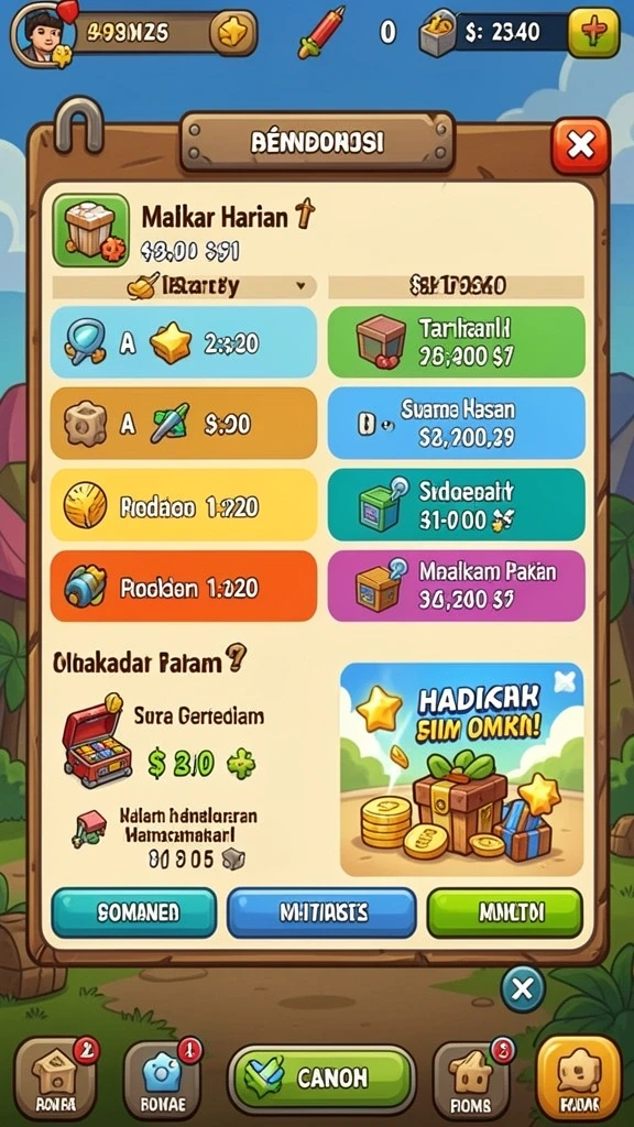 Kompetisi seru dengan pemain dari seluruh dunia.