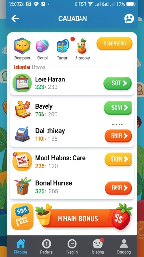 Tampilan antarmuka yang sederhana dan menarik.