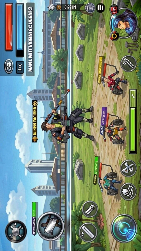 Fitur multiplayer yang memungkinkan interaksi sosial.