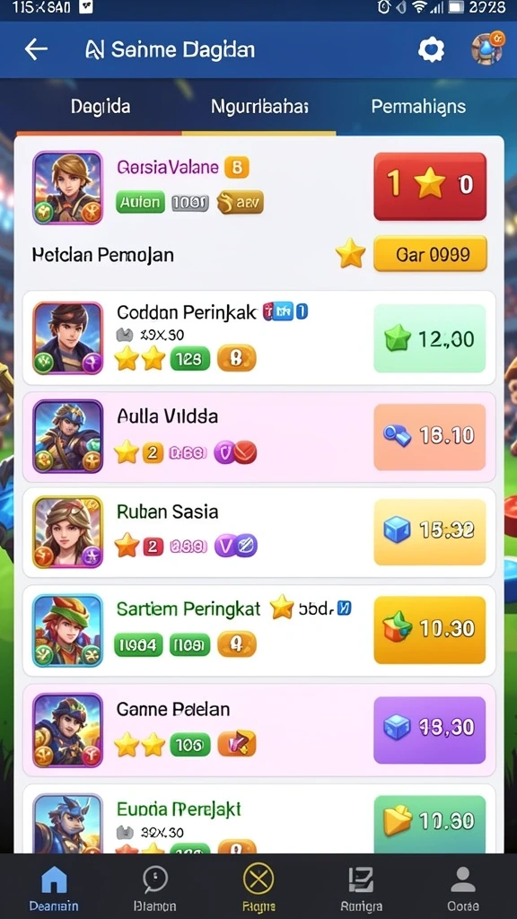 Tampilan antarmuka yang mudah dipahami.